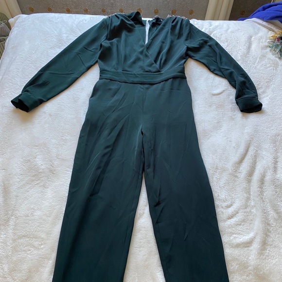 Zara emerald jumpsuit 💚 - Picture 6 of 11